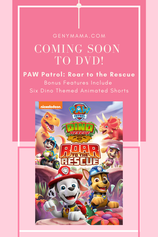 PAW Patrol: Roar to the Rescue New DVD Features Six Dino Themed Animated Shorts