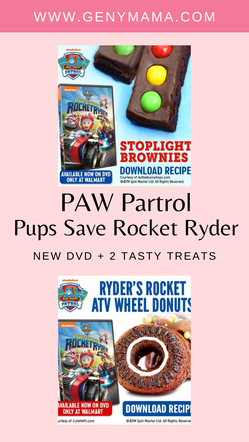 PAW Patrol: Pups Save Rocket Ryder | New DVD + 2 Themed Snacks