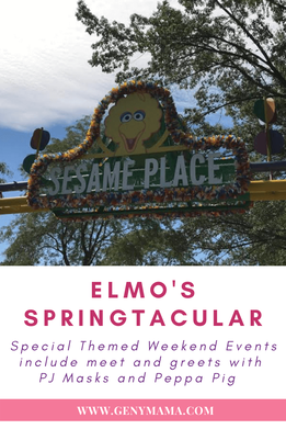 Elmo's Springtacular Themed Weekend Events | Meet PJ Masks and Peppa Pig on Special Weekends this Spring at Sesame Place