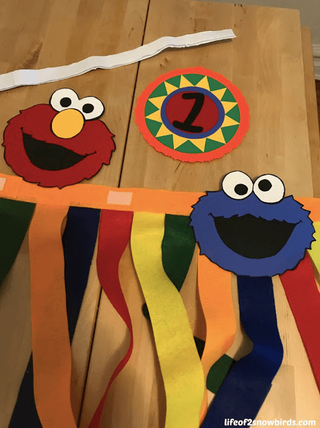 Sesame Street Craft Banner