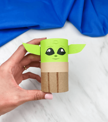 Star Wars Day Toilet Paper Baby Yoda Craft