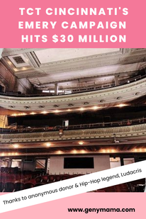 The Children's Theater of Cincinnati's campaign to restore Emery Theater reaches $30 million thanks to $1.5 million dollar gift