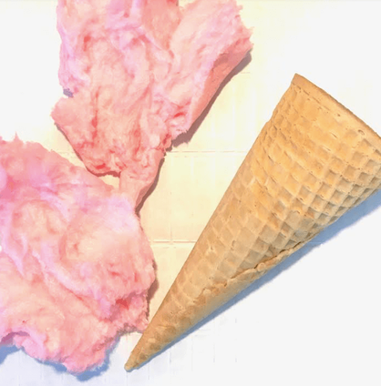Trolls Poppy Ice Cream Cone_Cotton Candy and Cone