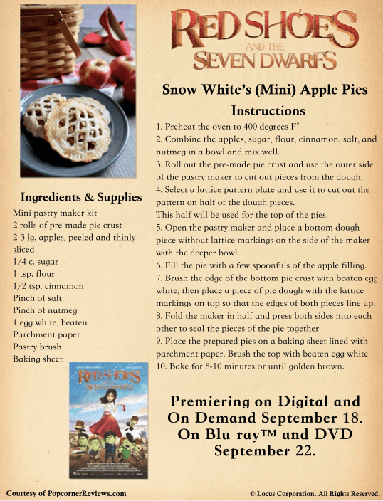 Red Shoes and the Seven Dwarfs Family Activity_ Mini Apple Pies 