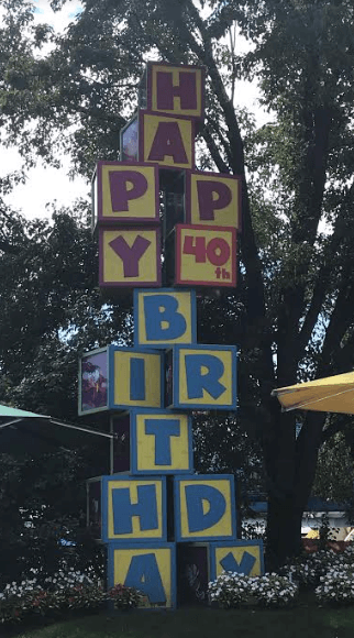 Sesame Place 2020 | 40th Birthday Sign