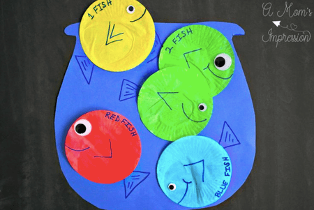 Seuss Themed Crafts_1 Fish 2 Fish Craft