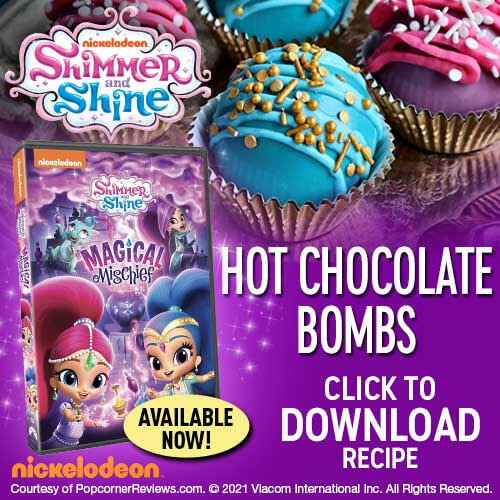 Nick Jr. Family Activity | Shimmer and Shine Inspired Hot Chocolate Bombs