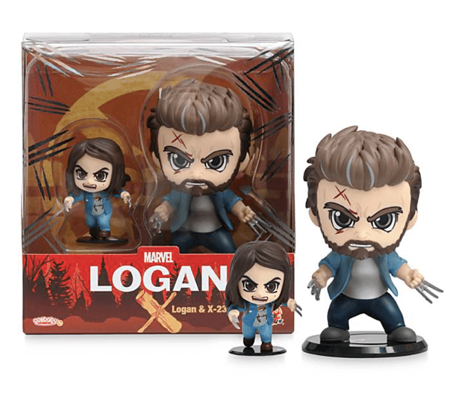 Logan and X-23 Cosbaby Bobbledead from shopDisney