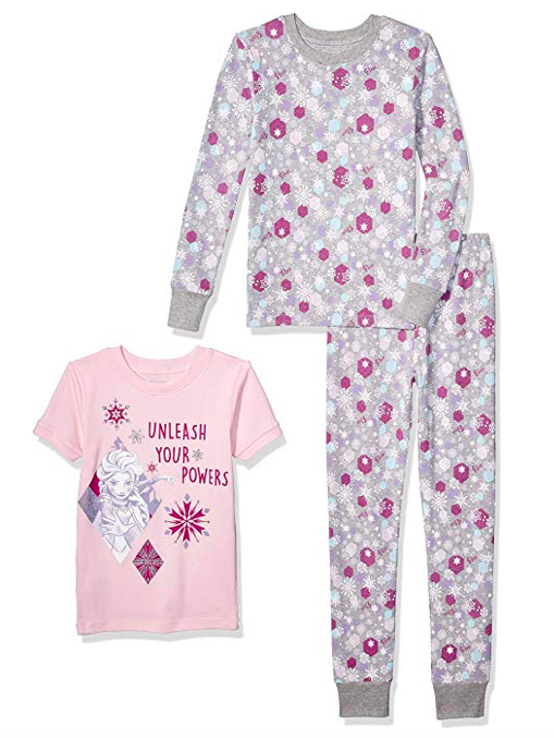 Amazon Exclusive Spotted Zebra Frozen 2 Girls Pajamas Elsa 