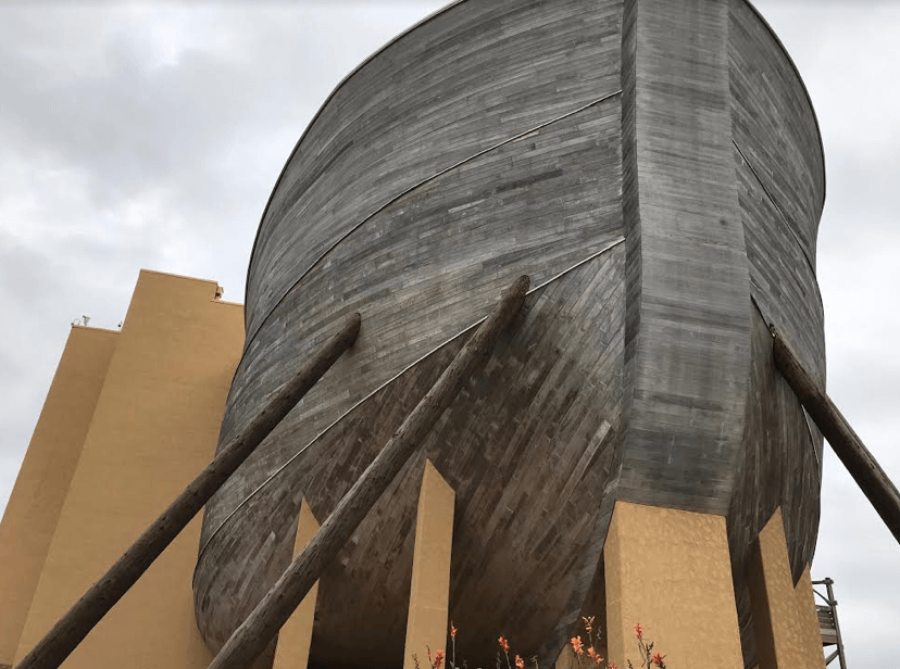 Visiting the Ark Encounter with Kids, sideview of the Ark